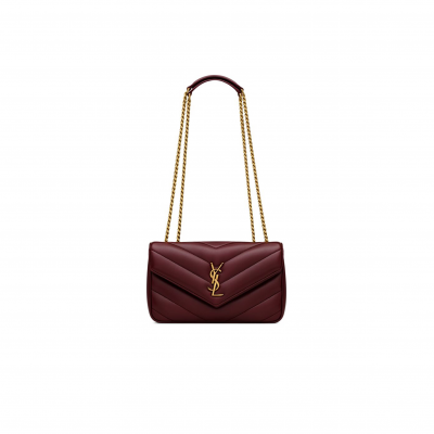YSL LOULOU SMALL IN MATELASSÉ LAMBSKIN 801437AAEAX6197 (24*14*6cm)